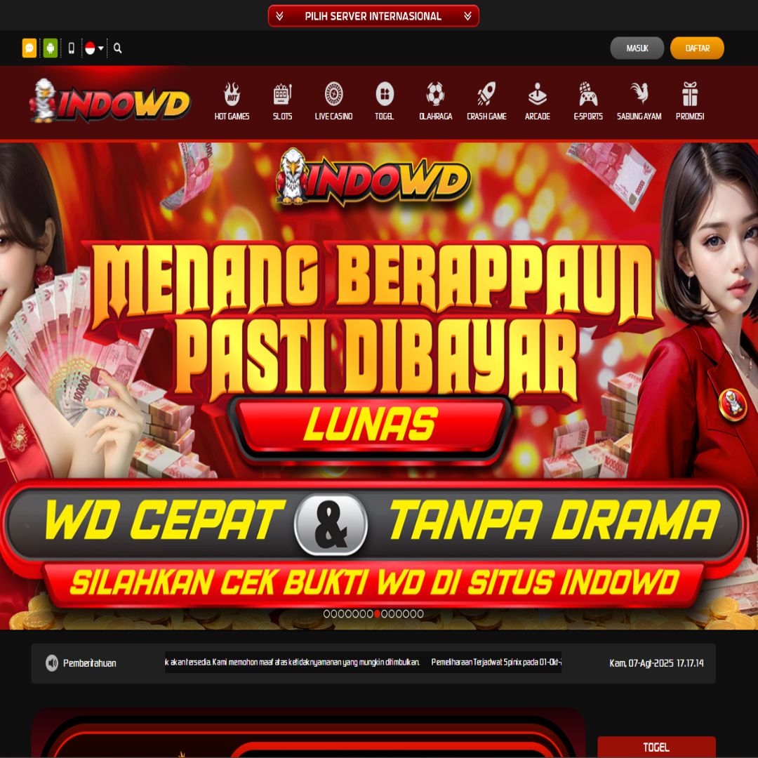 Indowd >> Situs Slot Gacor Resmi dengan Winrate Tinggi Pragmatic
